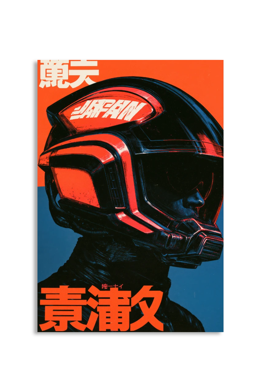 Akustikbillede med Japan Retro-motiv nr. 52