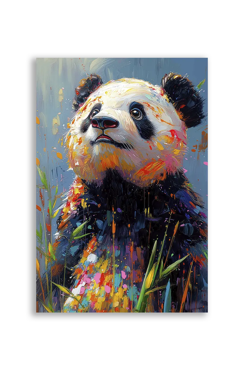 Akustikbillede med en panda