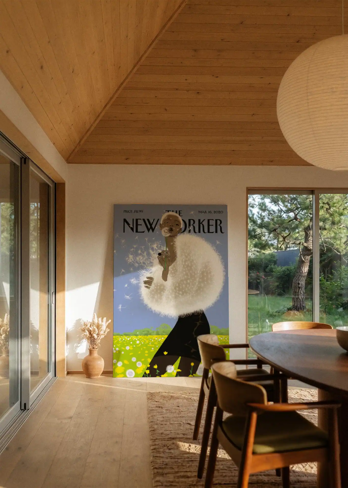 Akustikbillede med The NewYorker-motiv nr. 11 – i stuen