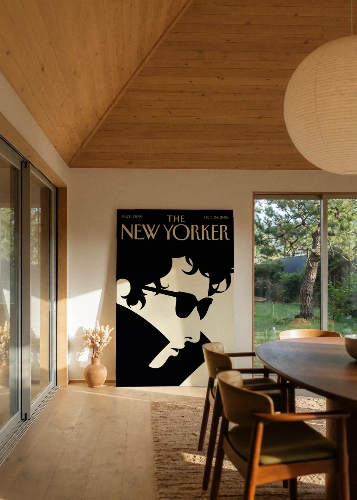 Akustikbillede med The NewYorker-motiv nr. 19 – i stuen