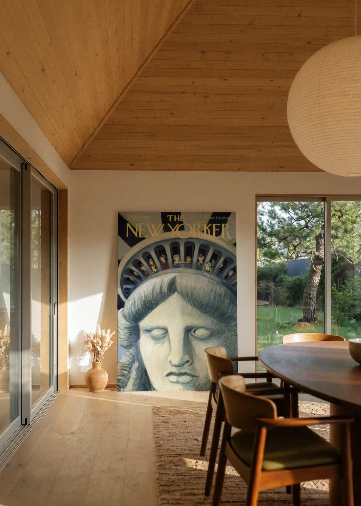 Akustikbillede med The NewYorker-motiv nr. 23 – i stuen
