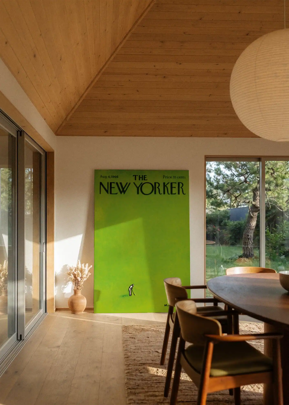 Akustikbillede med The NewYorker-motiv nr. 44 – i stuen