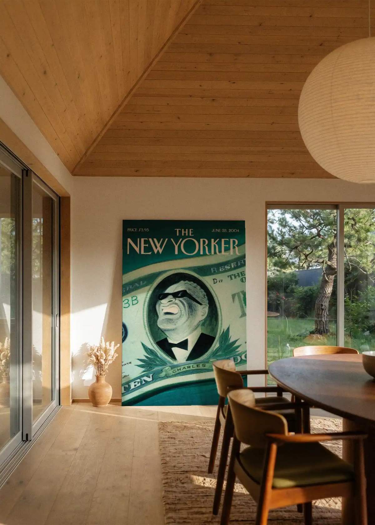 Akustikbillede med The NewYorker-motiv nr. 58 – i stuen