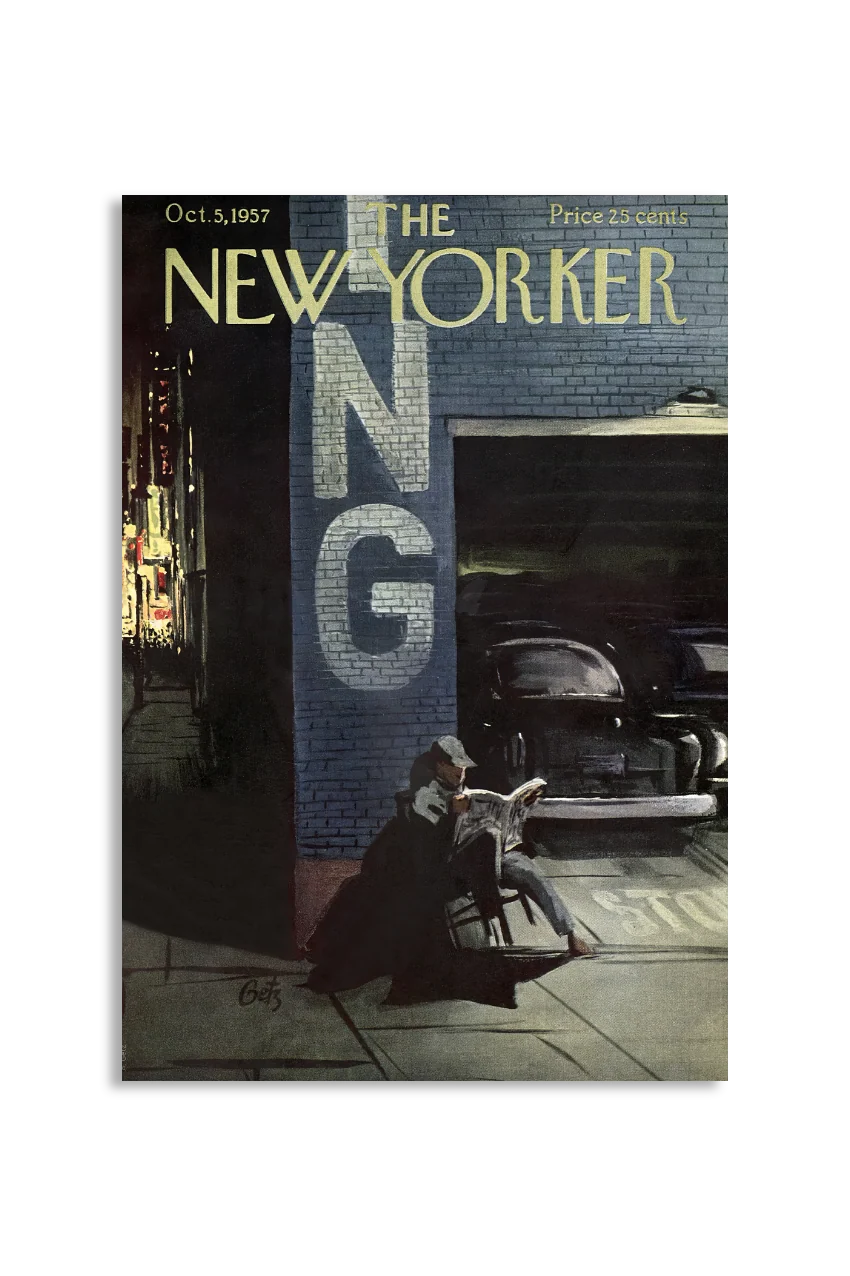 Akustikbillede med The NewYorker-motiv nr. 64
