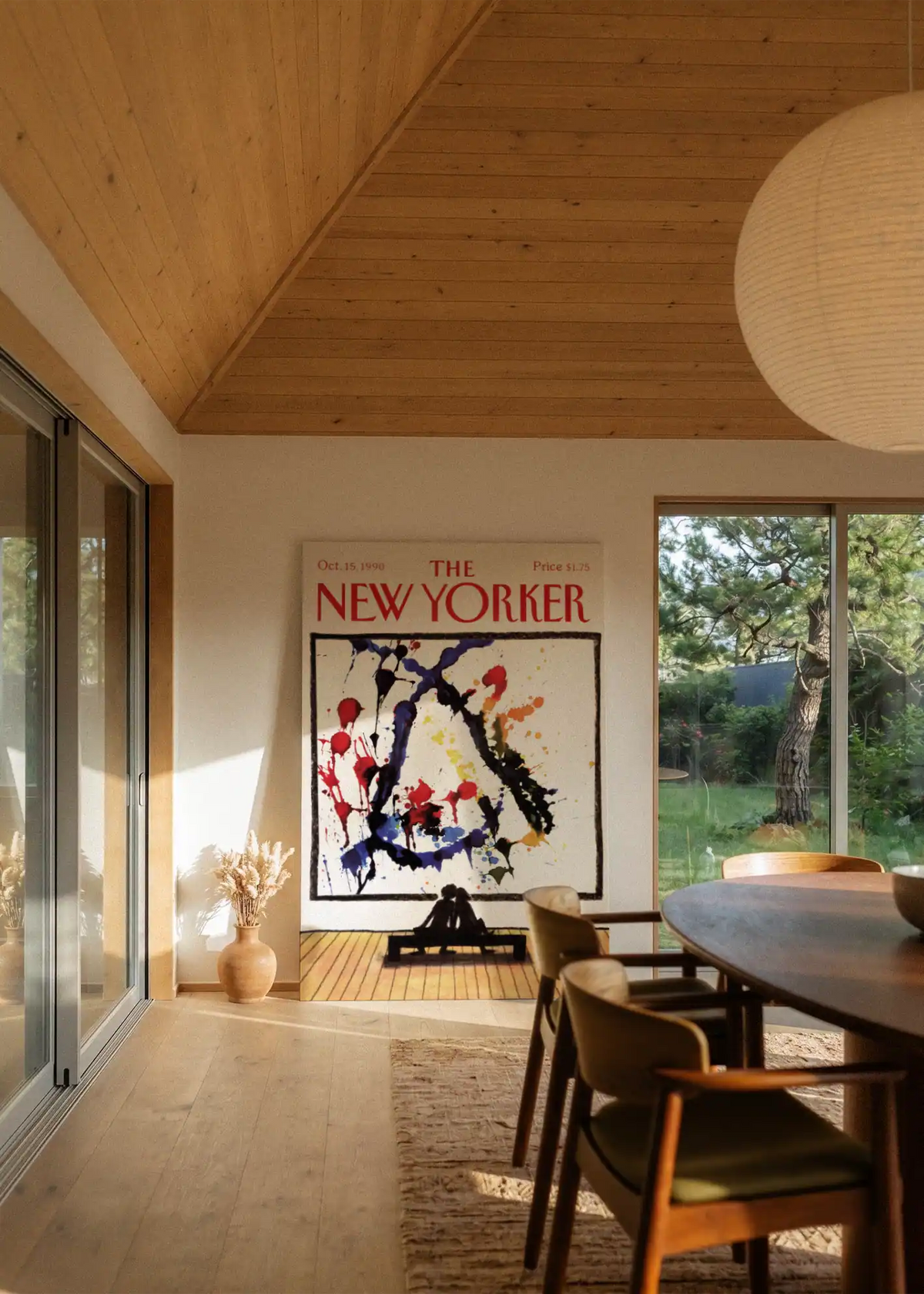 Akustikbillede med The NewYorker-motiv nr. 102 – i stuen