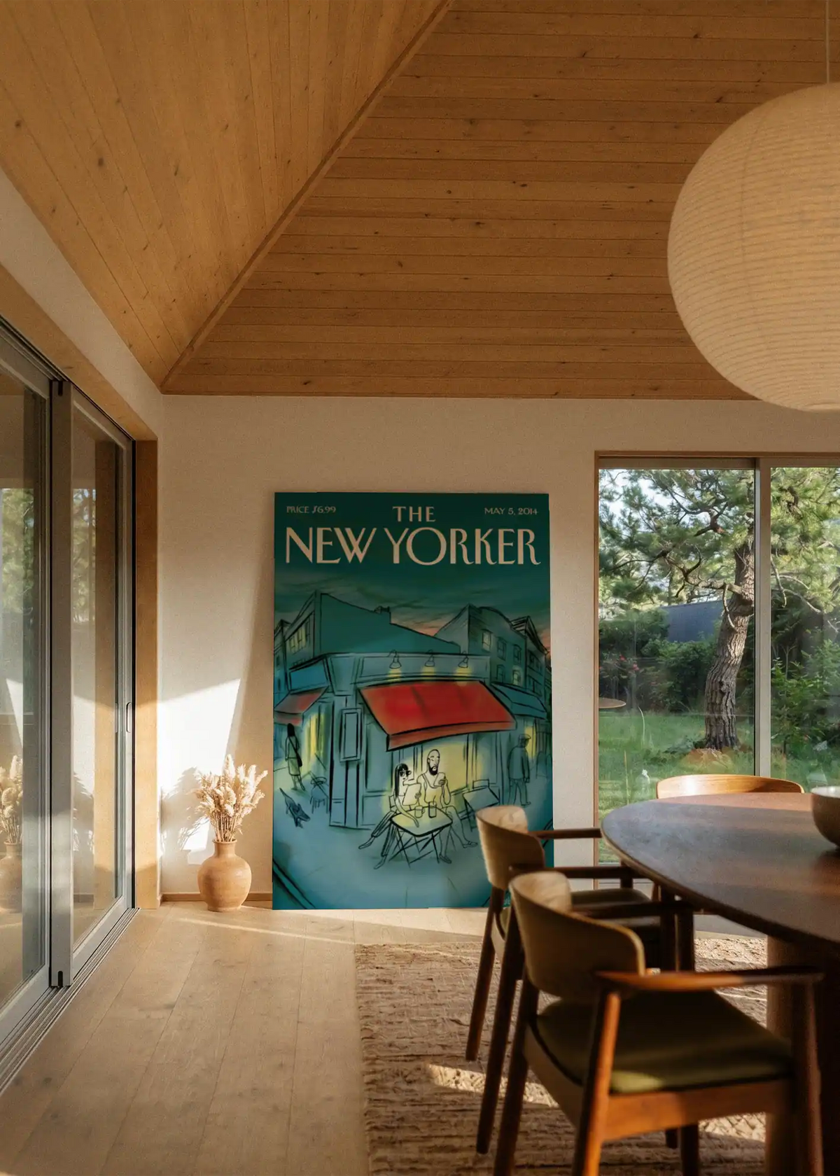 Akustikbillede med The NewYorker-motiv nr. 103 – i stuen