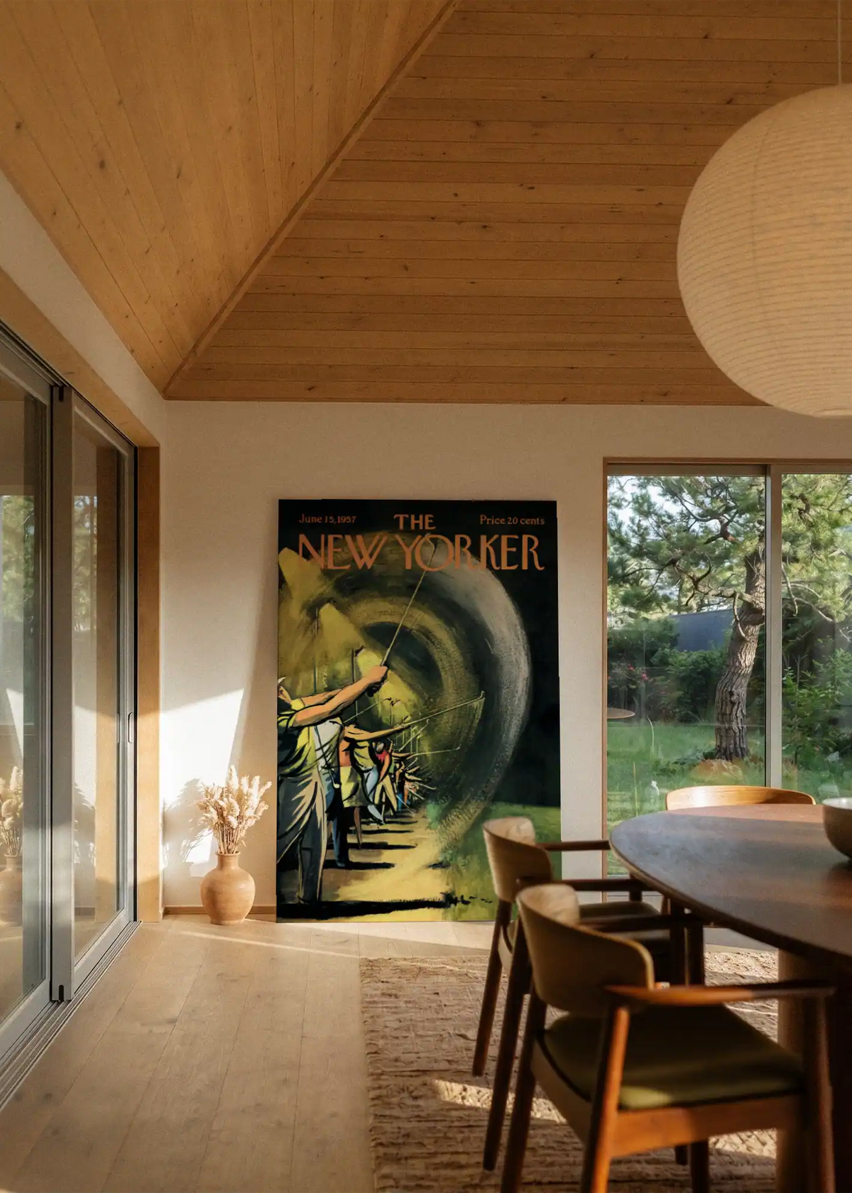 Akustikbillede med The NewYorker-motiv nr. 117 – i stuen