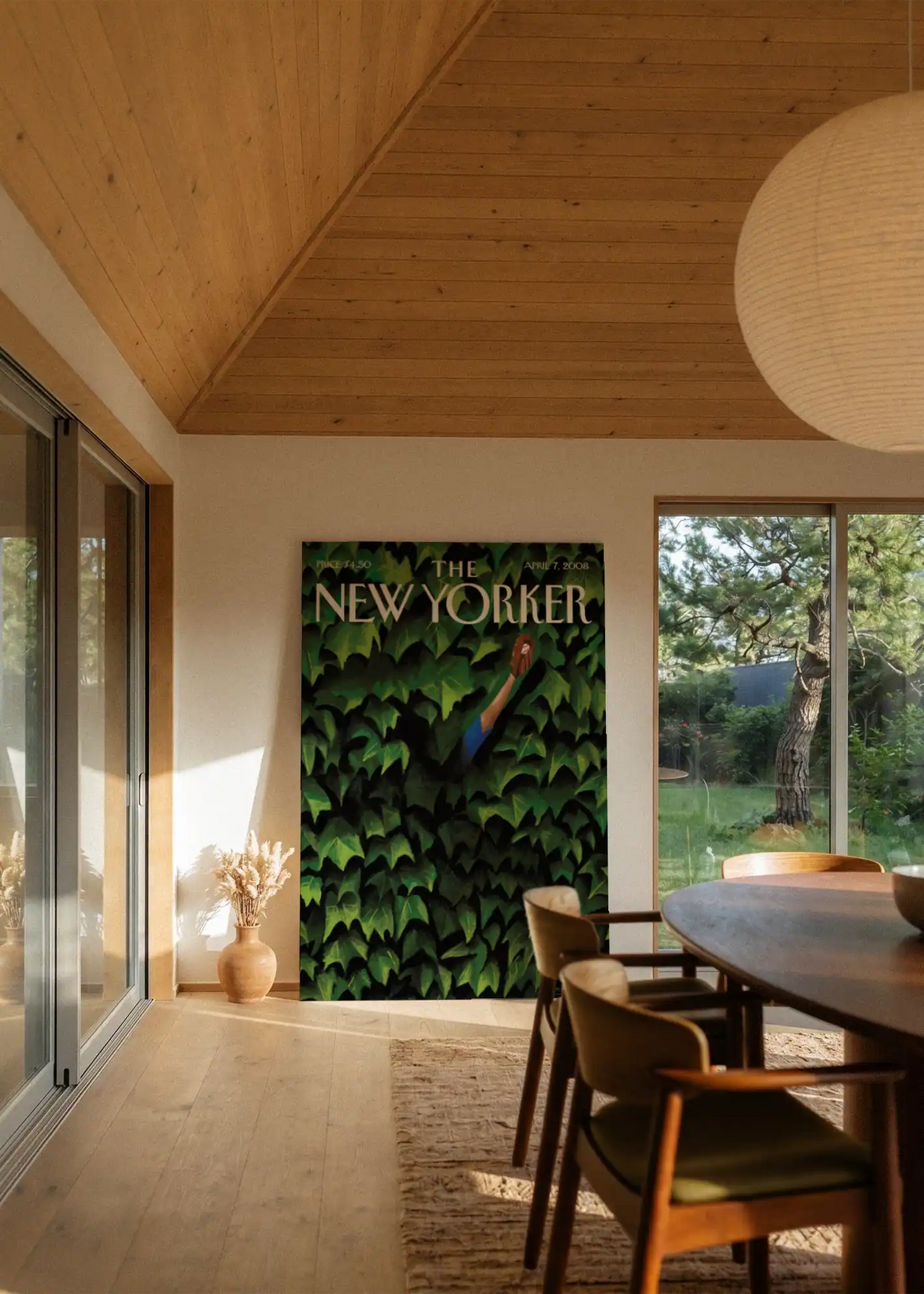 Akustikbillede med The NewYorker-motiv nr. 141 – i stuen