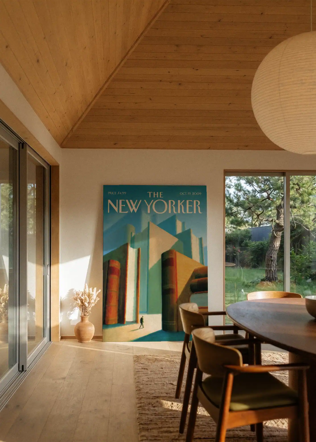 Akustikbillede med The NewYorker-motiv nr. 142 – i stuen