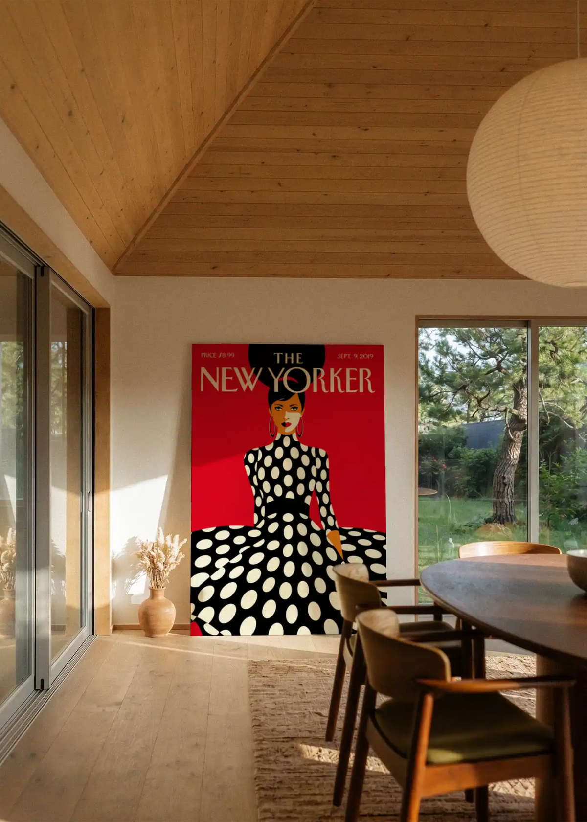 Akustikbillede med The NewYorker-motiv nr. 149 – i stuen
