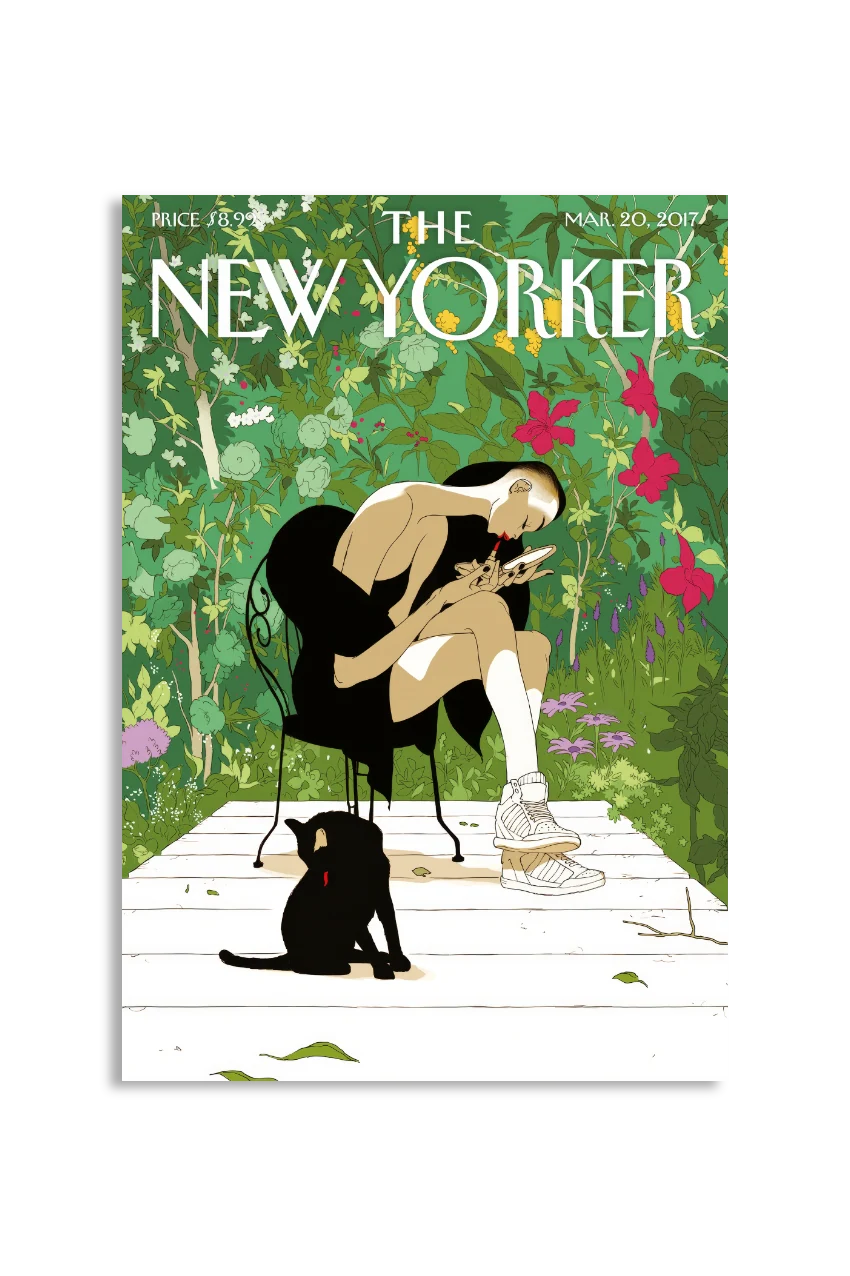 Akustikbillede med The NewYorker-motiv nr. 154