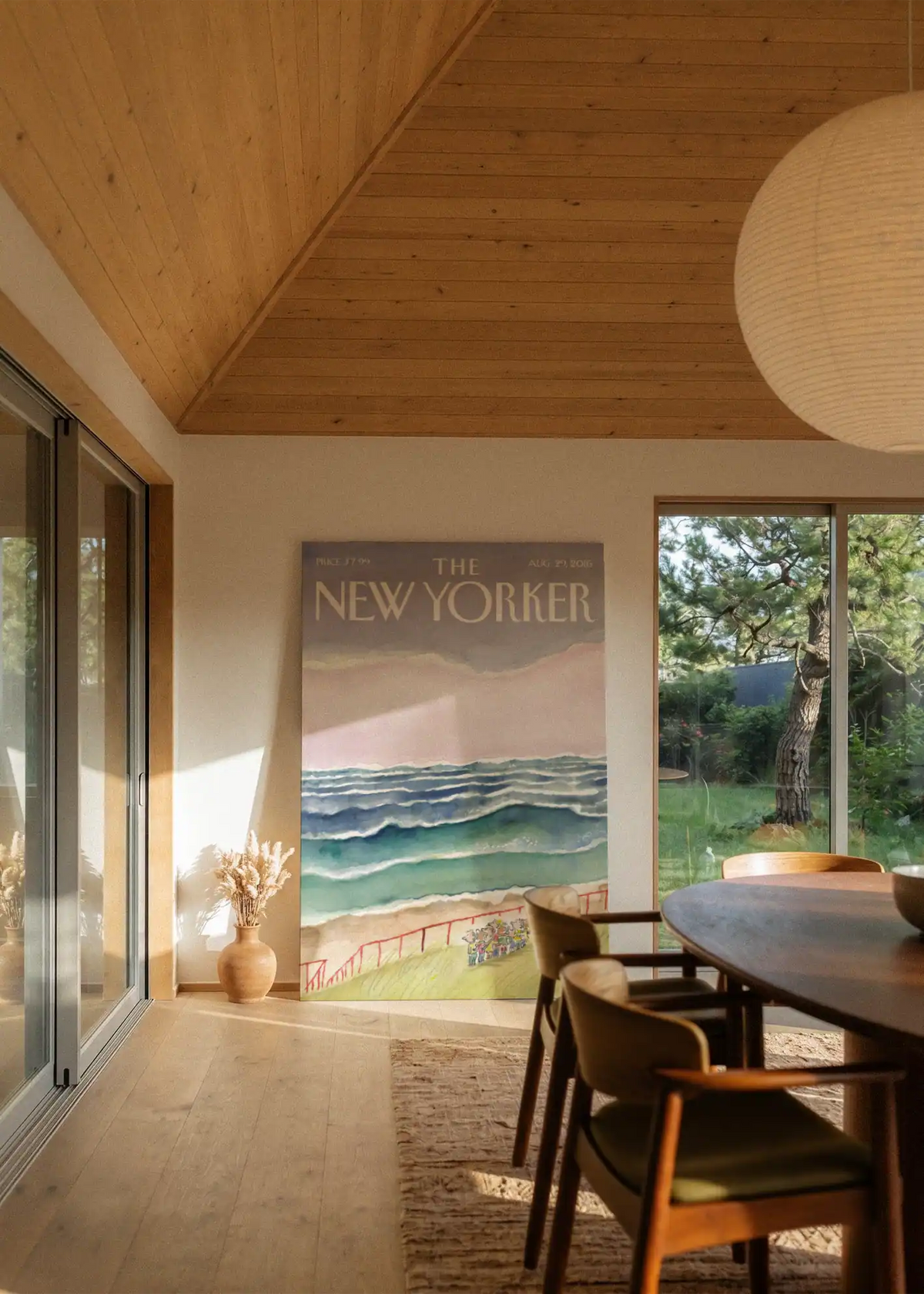 Akustikbillede med The NewYorker-motiv nr. 160 – i stuen