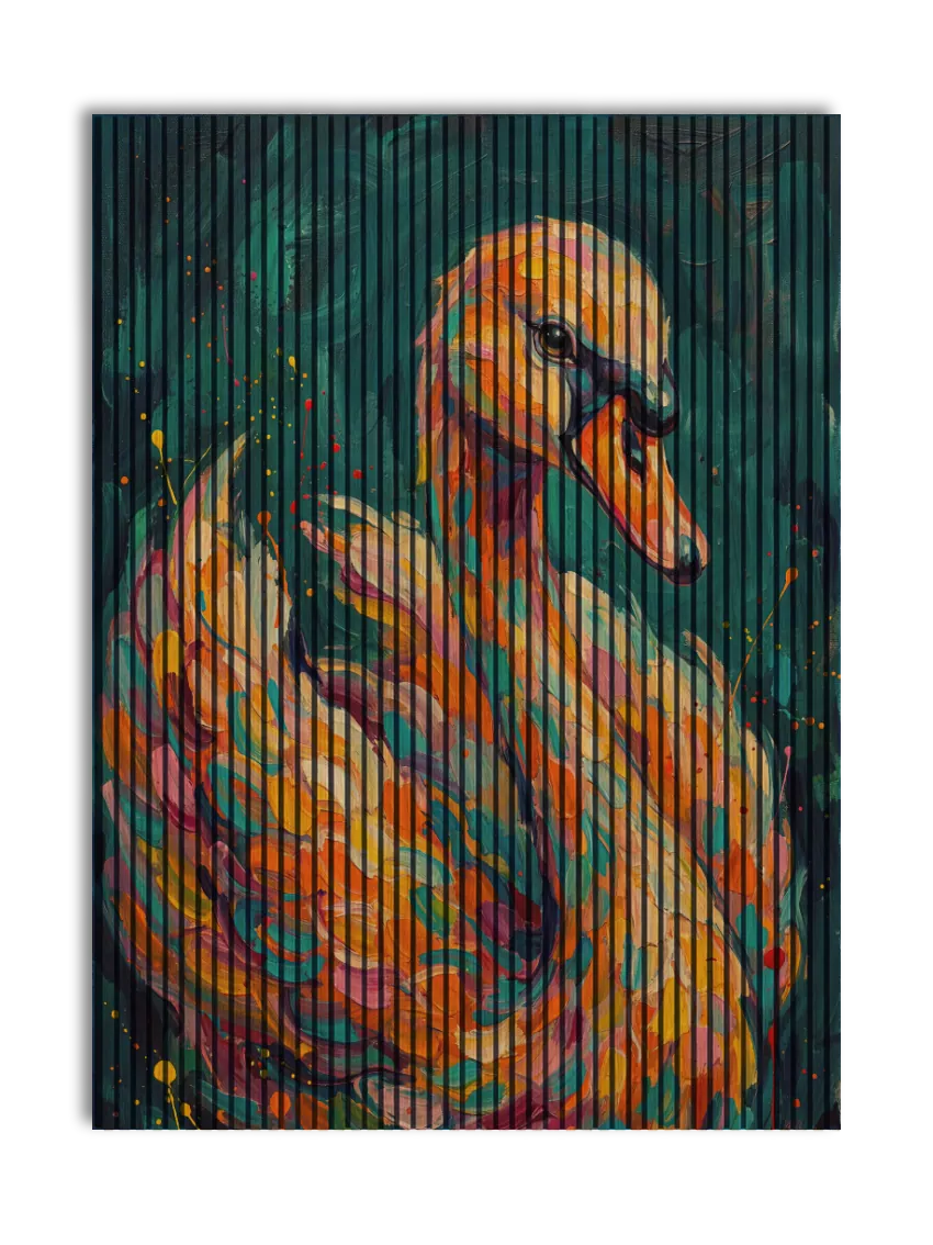 Akustikpanel med Painted Animal motiv nr. 27