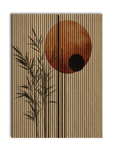 Akustikpanel med Abstract Nature-motiv nr. 1