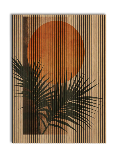 Akustikpanel med Abstract Nature-motiv nr. 4