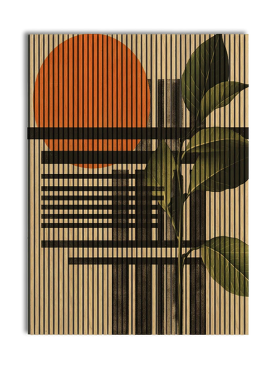 Akustikpanel med Abstract Nature-motiv nr. 5