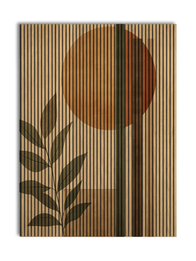 Akustikpanel med Abstract Nature-motiv nr. 8