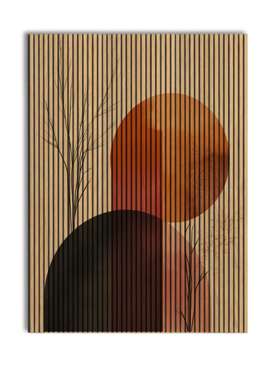 Akustikpanel med Abstract Nature-motiv nr. 14