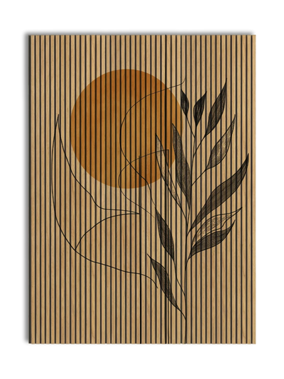 Akustikpanel med Abstract Nature-motiv nr. 18