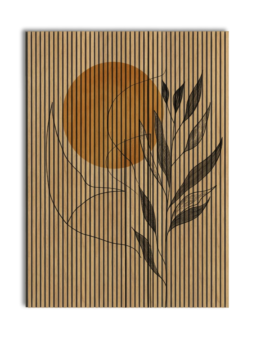 Akustikpanel med Abstract Nature-motiv nr. 18