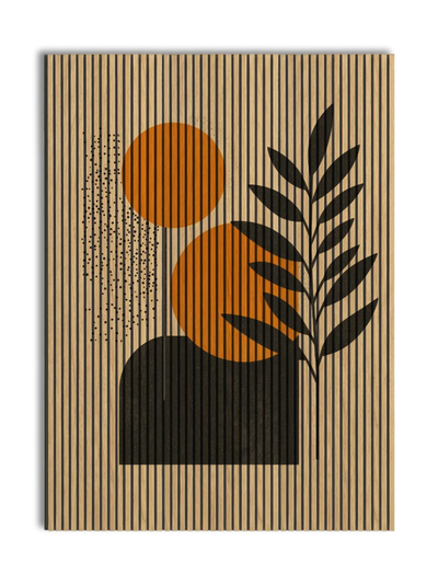 Akustikpanel med Abstract Nature-motiv nr. 25