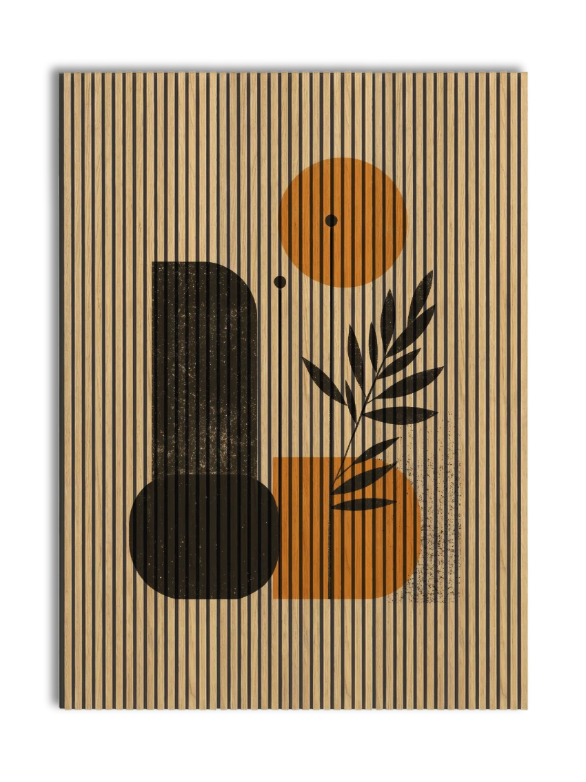 Akustikpanel med Abstract Nature-motiv nr. 26