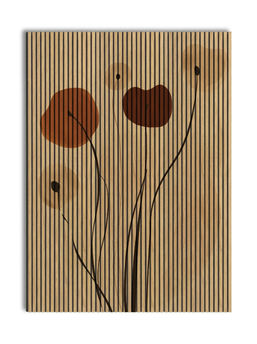 Akustikpanel med Abstract Nature-motiv nr. 28