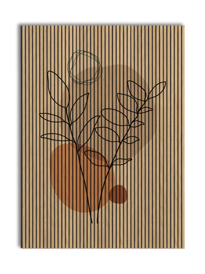 Akustikpanel med Abstract Nature-motiv nr. 30