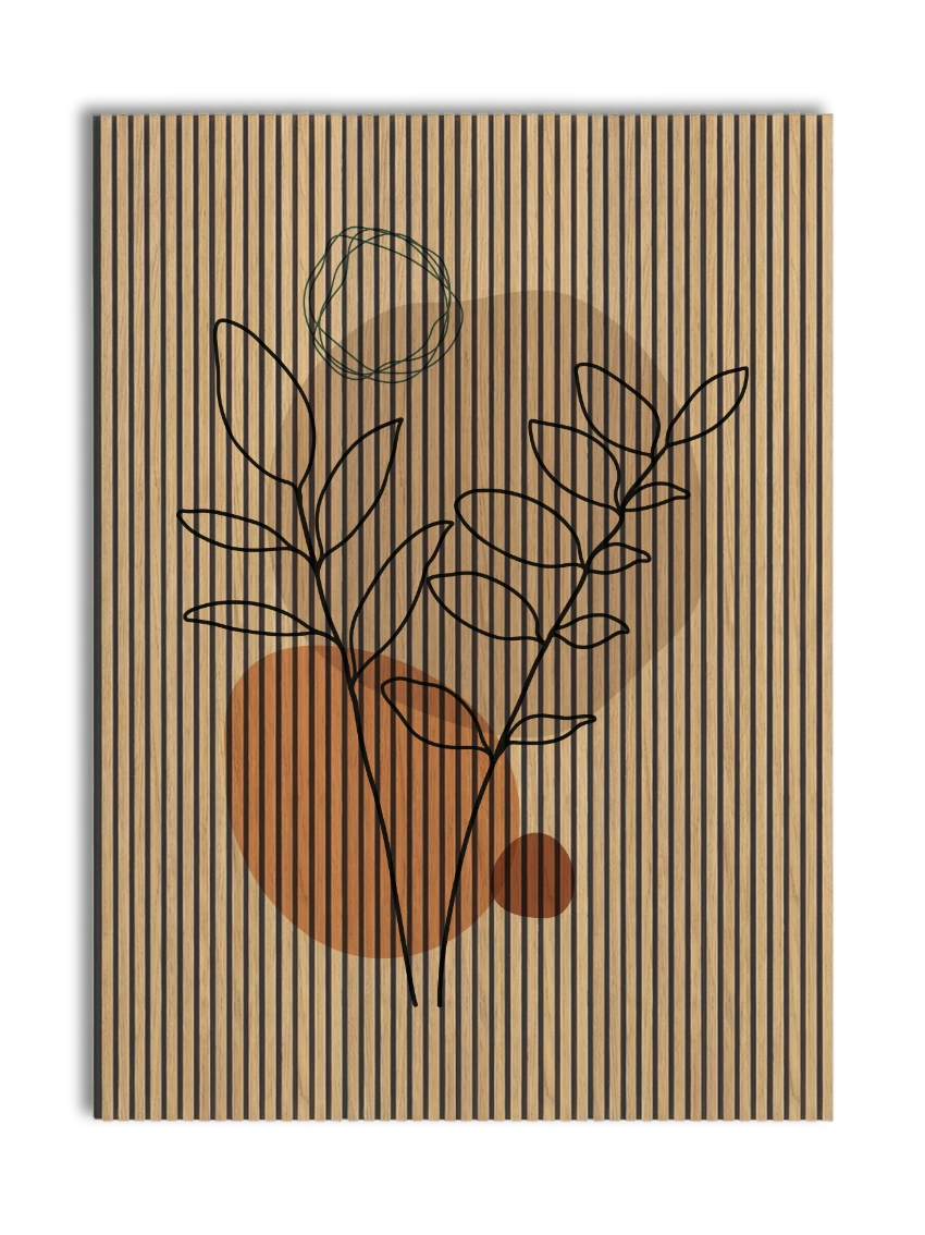 Akustikpanel med Abstract Nature-motiv nr. 30