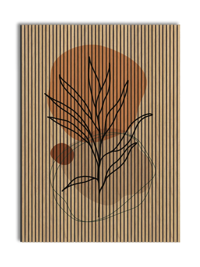 Akustikpanel med Abstract Nature-motiv nr. 31