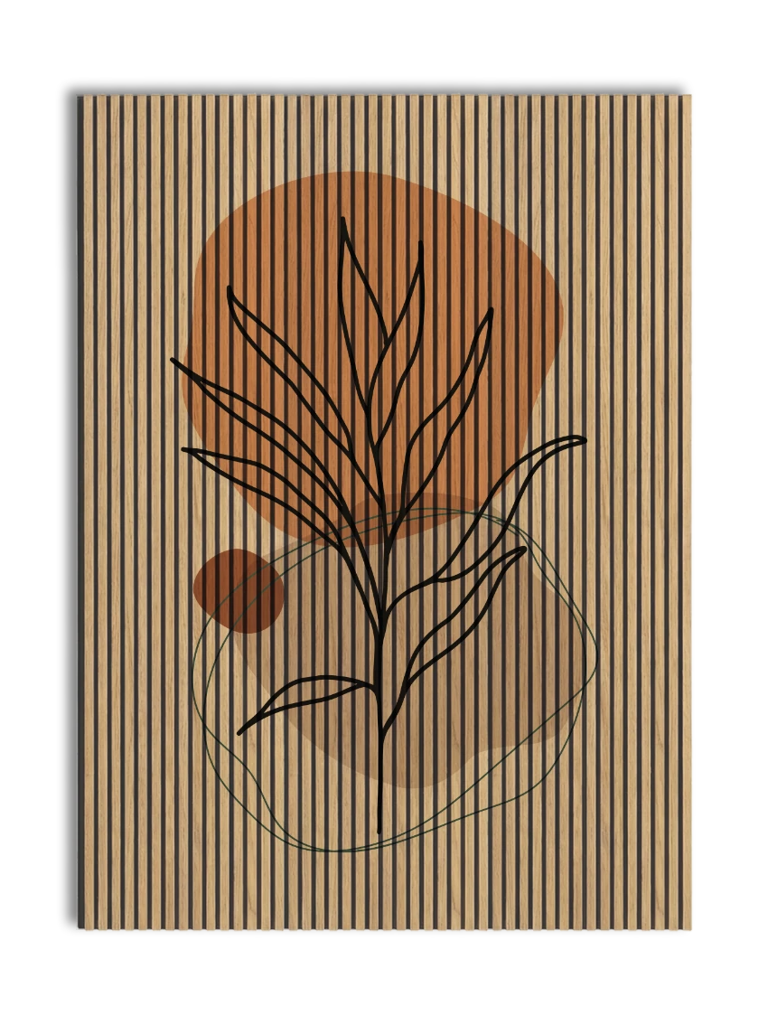 Akustikpanel med Abstract Nature-motiv nr. 31