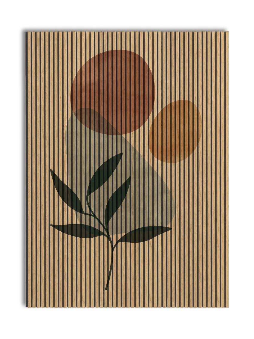 Akustikpanel med Abstract Nature-motiv nr. 35