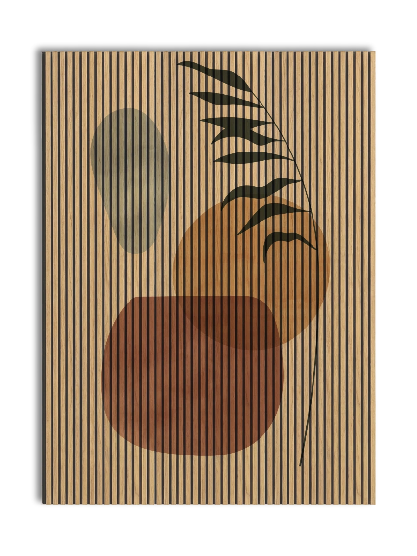 Akustikpanel med Abstract Nature-motiv nr. 36