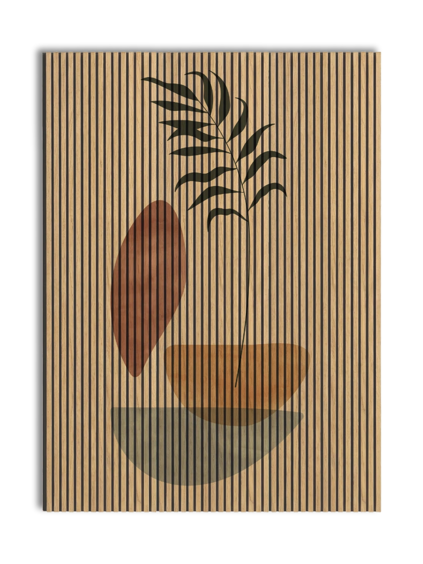 Akustikpanel med Abstract Nature-motiv nr. 39