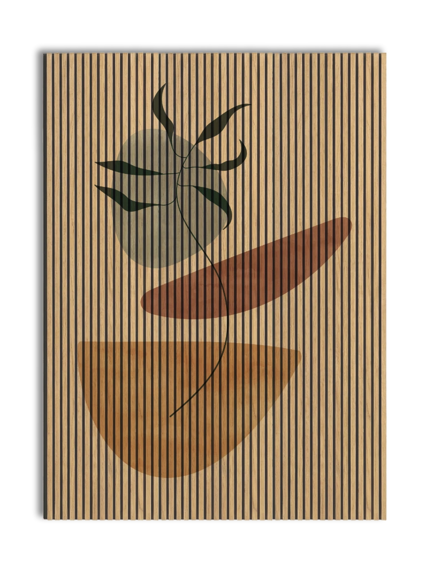 Akustikpanel med Abstract Nature-motiv nr. 40