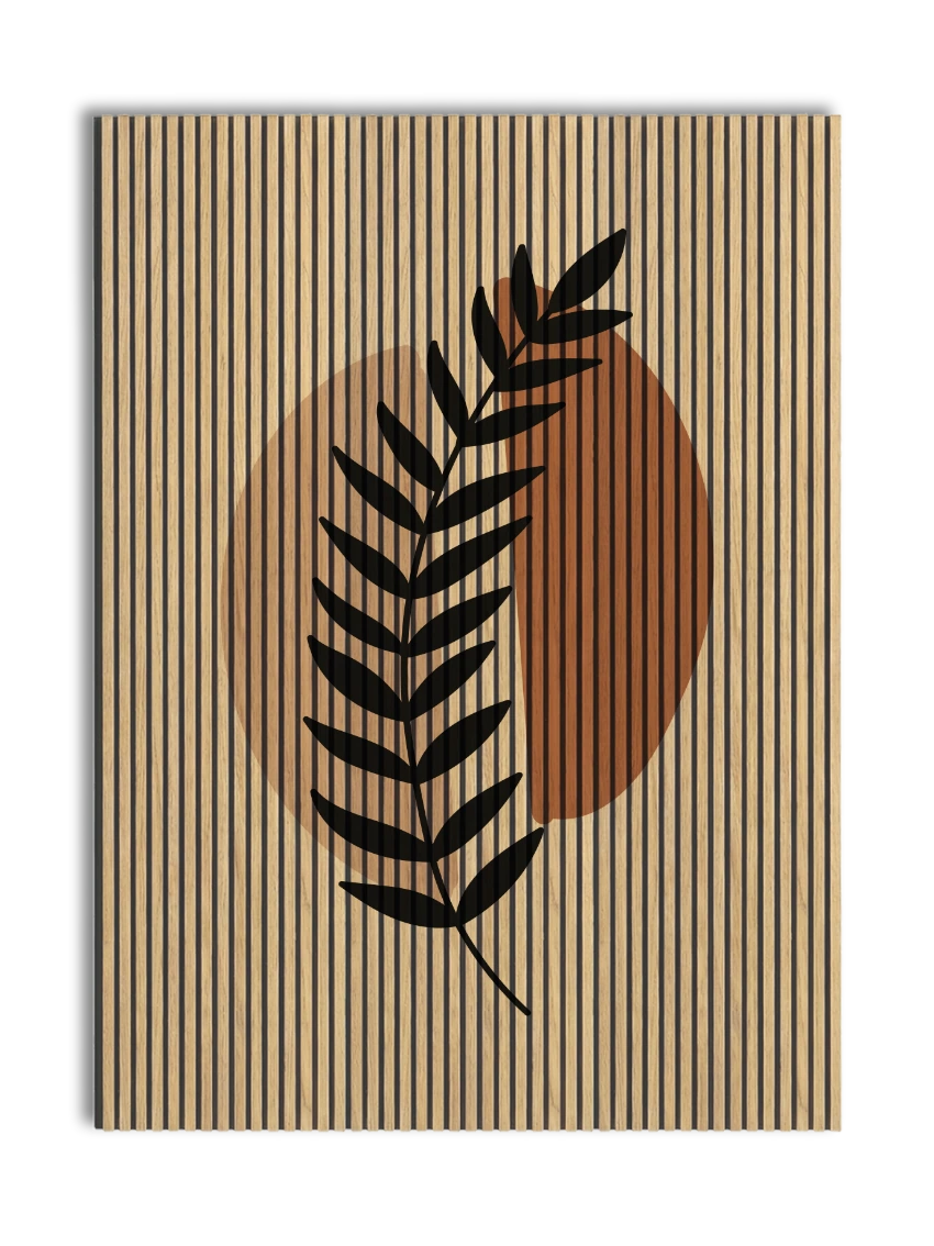 Akustikpanel med Abstract Nature-motiv nr. 43