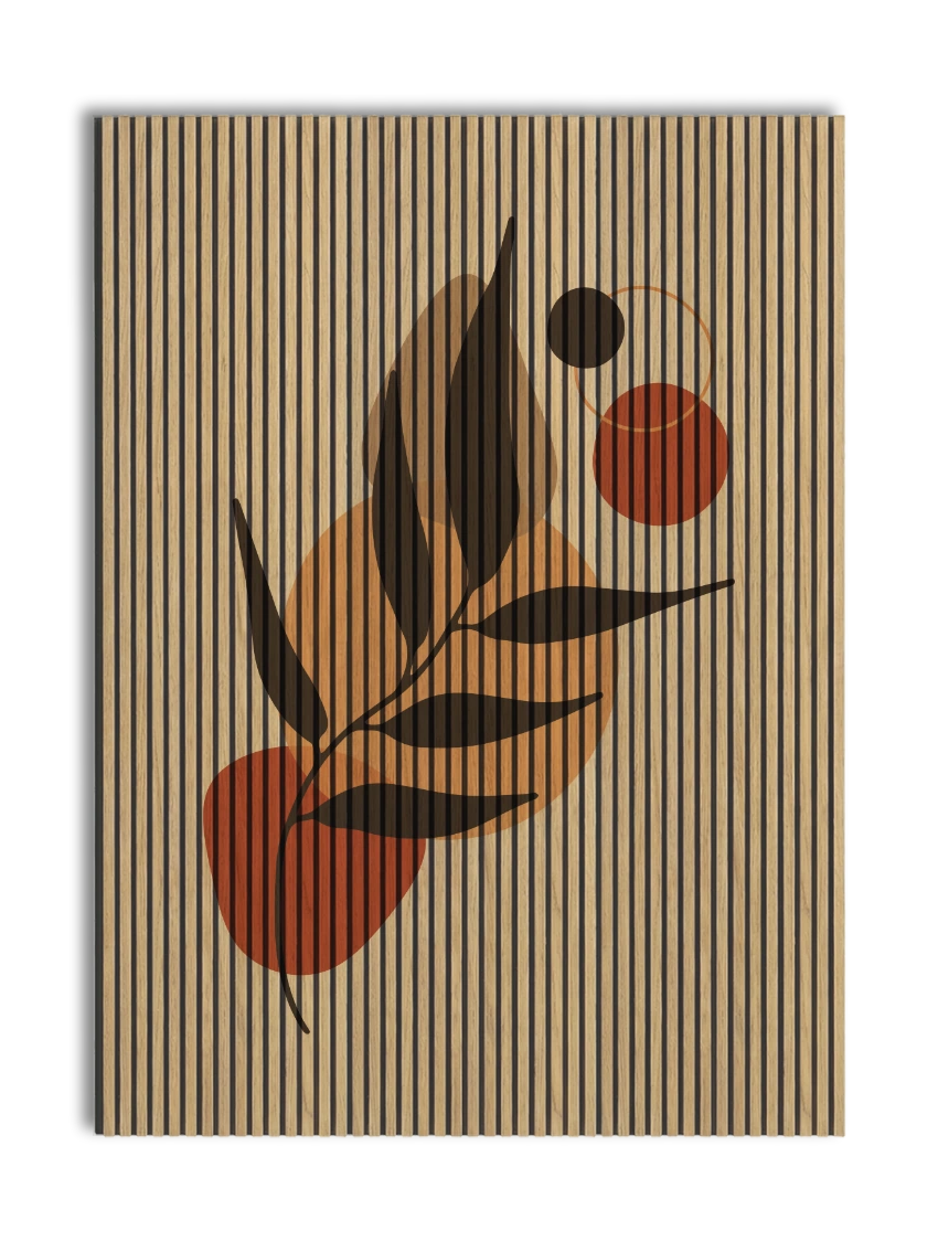 Akustikpanel med Abstract Nature-motiv nr. 46