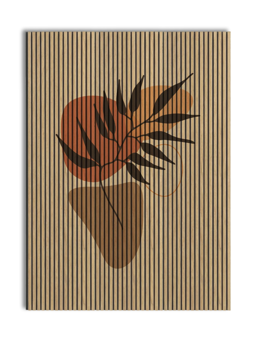 Akustikpanel med Abstract Nature-motiv nr. 47