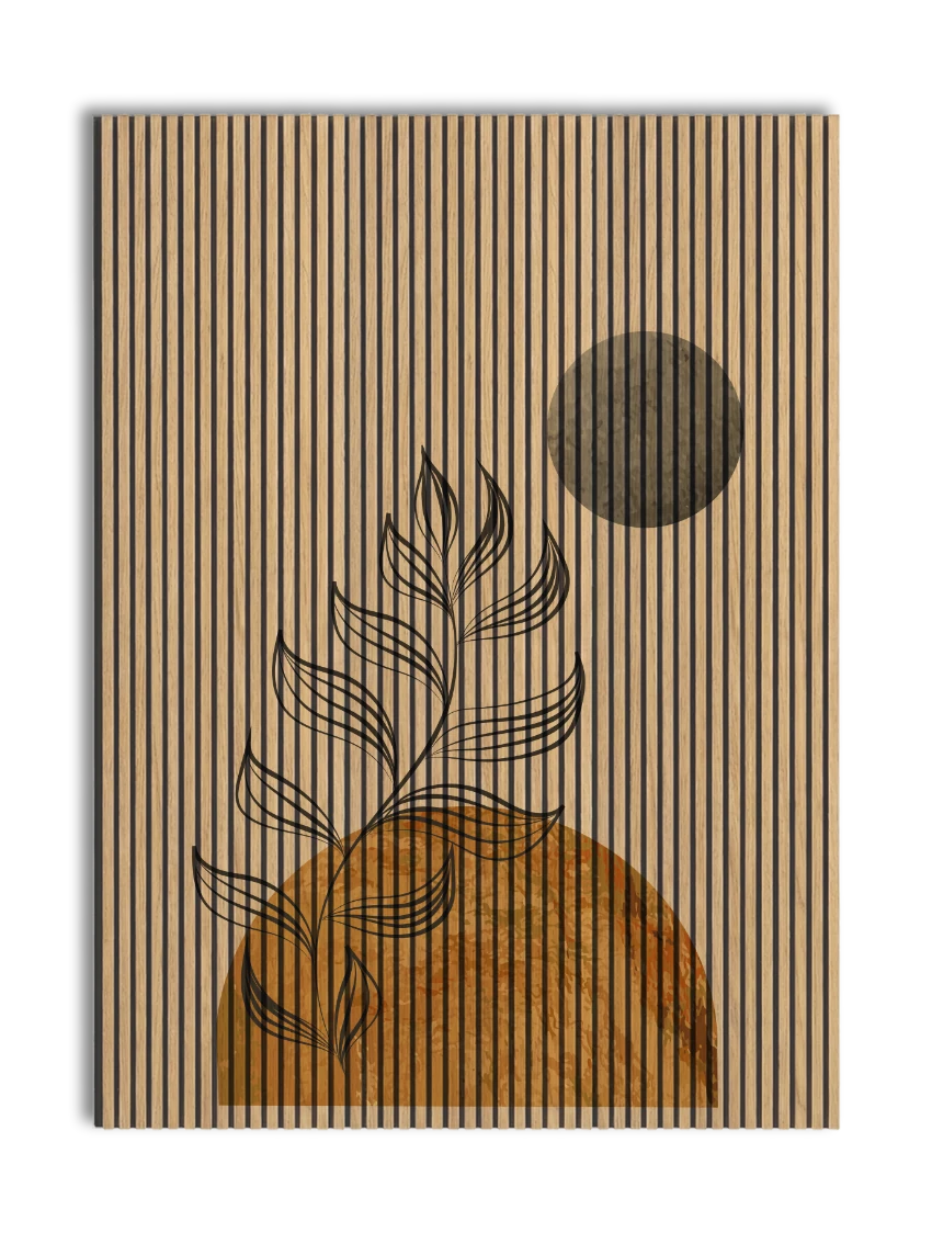 Akustikpanel med Abstract Nature-motiv nr. 48