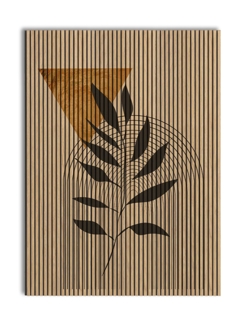 Akustikpanel med Abstract Nature-motiv nr. 49