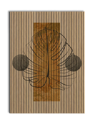 Akustikpanel med Abstract Nature-motiv nr. 50