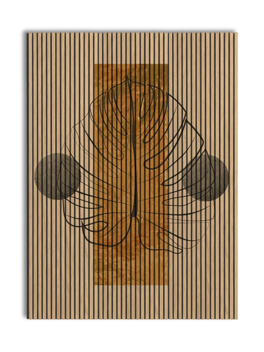 Akustikpanel med Abstract Nature-motiv nr. 50