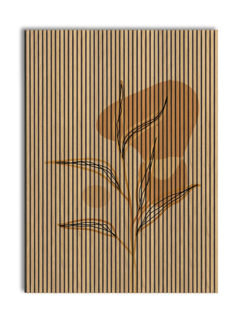 Akustikpanel med Abstract Nature-motiv nr. 52