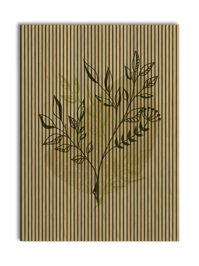 Akustikpanel med Abstract Nature-motiv nr. 53