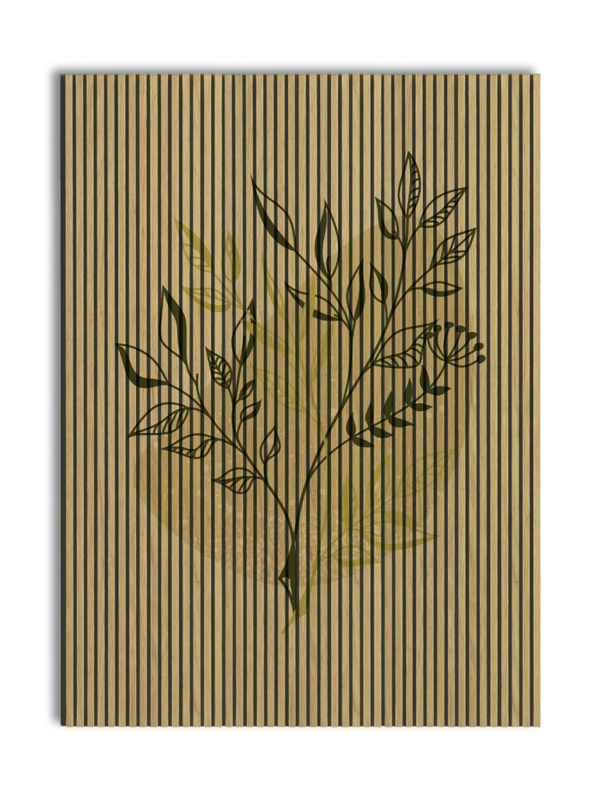 Akustikpanel med Abstract Nature-motiv nr. 53