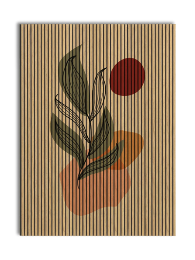 Akustikpanel med Abstract Nature-motiv nr. 57
