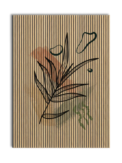 Akustikpanel med Abstract Nature-motiv nr. 58