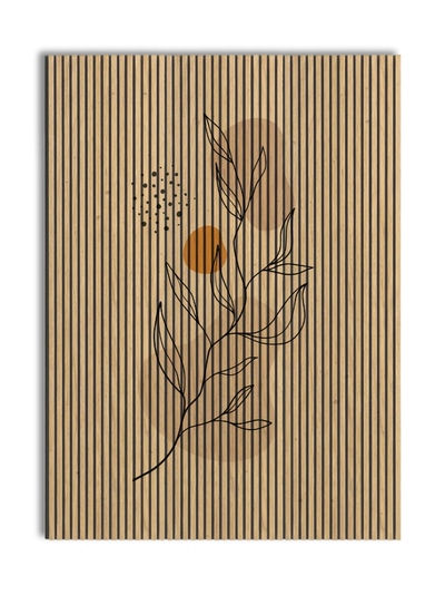 Akustikpanel med Abstract Nature-motiv nr. 61