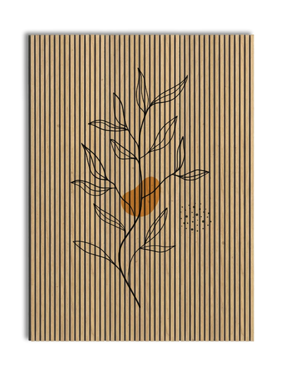 Akustikpanel med Abstract Nature-motiv nr. 62