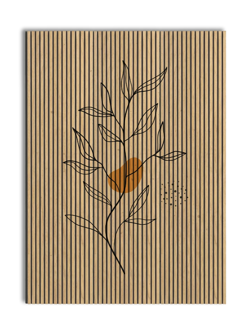 Akustikpanel med Abstract Nature-motiv nr. 62